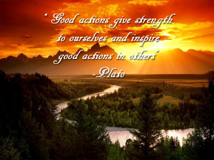 good actions - plato