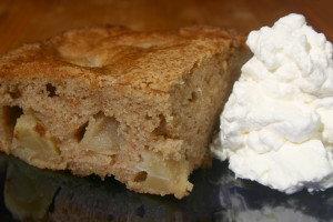 apple-bourbon-cake-whipped-cream