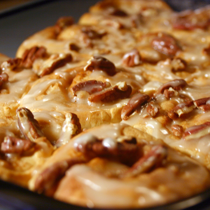 Organic Pecan Cinnamon Rolls